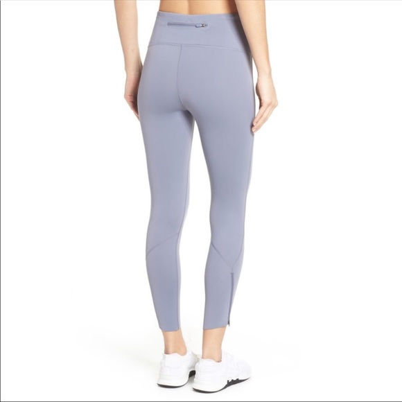 Zella Luella Luxe Lilac Gray High Waist 7/8 Leggings - Picture 2 of 10